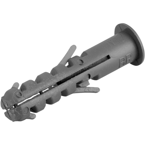 Bucha plástica e bucha com anel